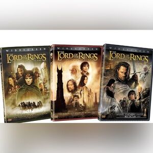 Lord of the Rings trilogy - DVDs - Widescreen